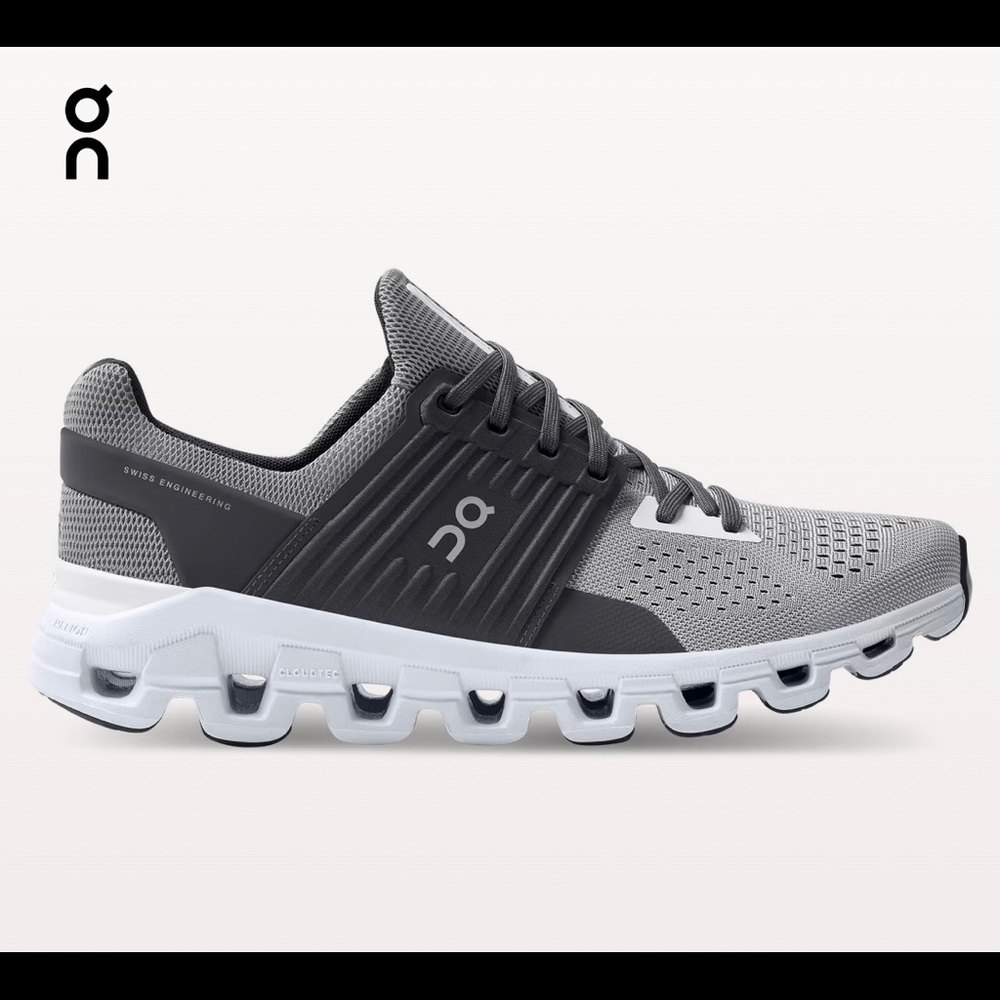 Brand new On Cloud Running shoes. 11.5 Cloudswift in Alloy | Eclipse.